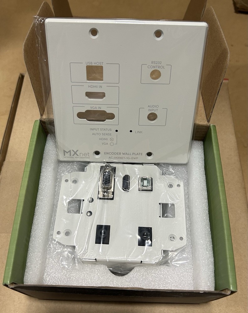 AVPro Edge MXNet AC-MXNET-1G-EWP 1G Wall Plate Encoder Device New