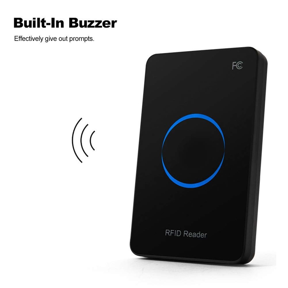 Smart USB UHF RFID Reader 915Mhz, USB Desktop Contactless Card Reader Writer,...