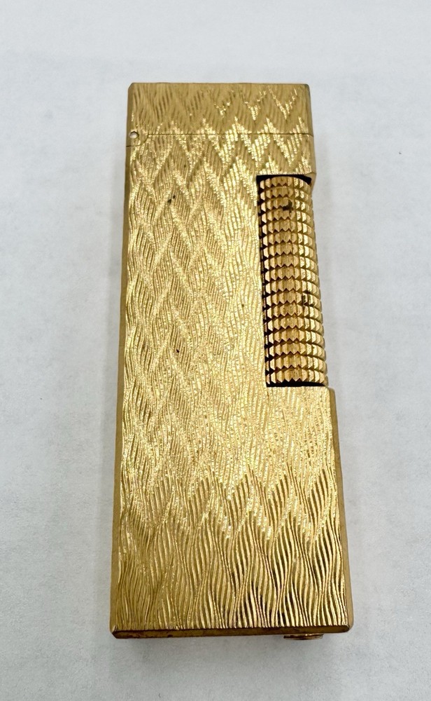 Dunhill Rolla Gas Lighter - Gold Plated.