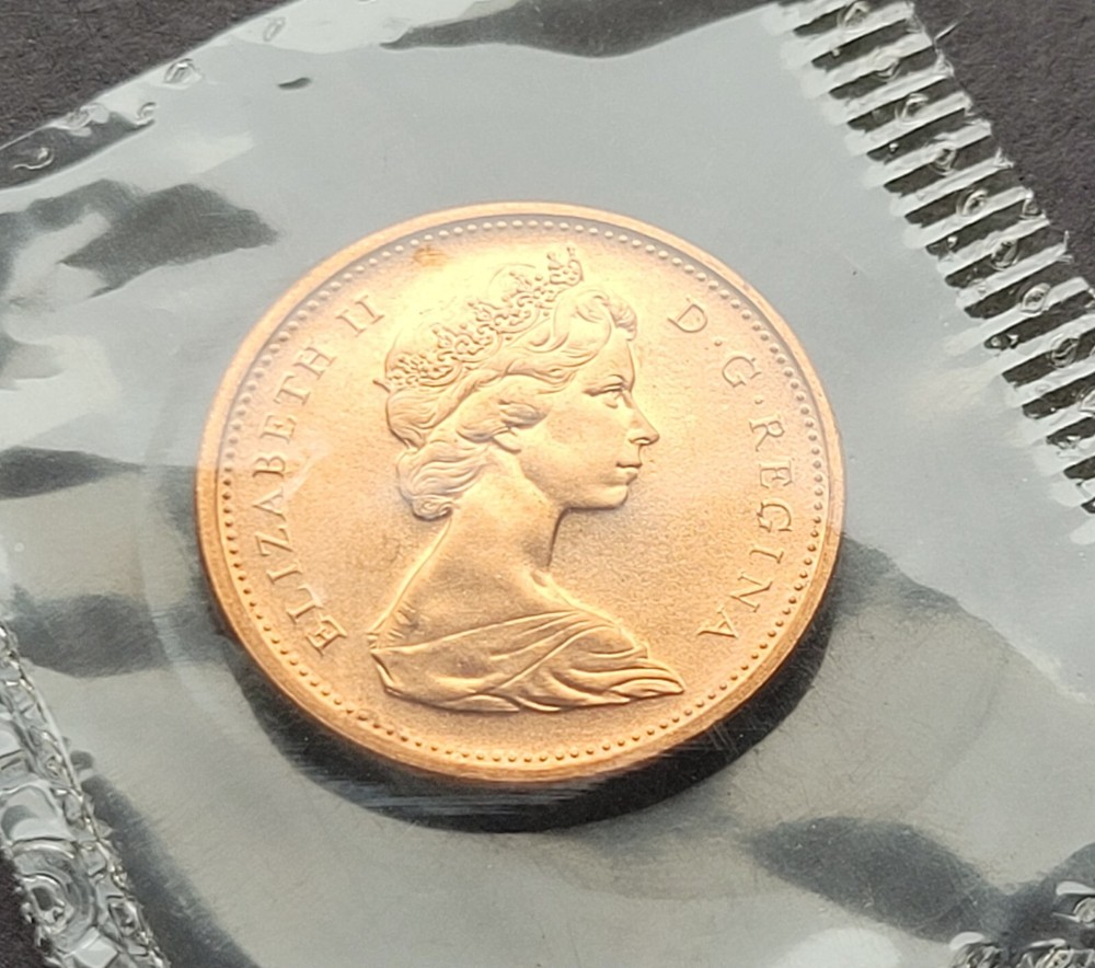 ***CANADA 1967 *** ONE CENT *** PROOF LIKE SEALED ***
