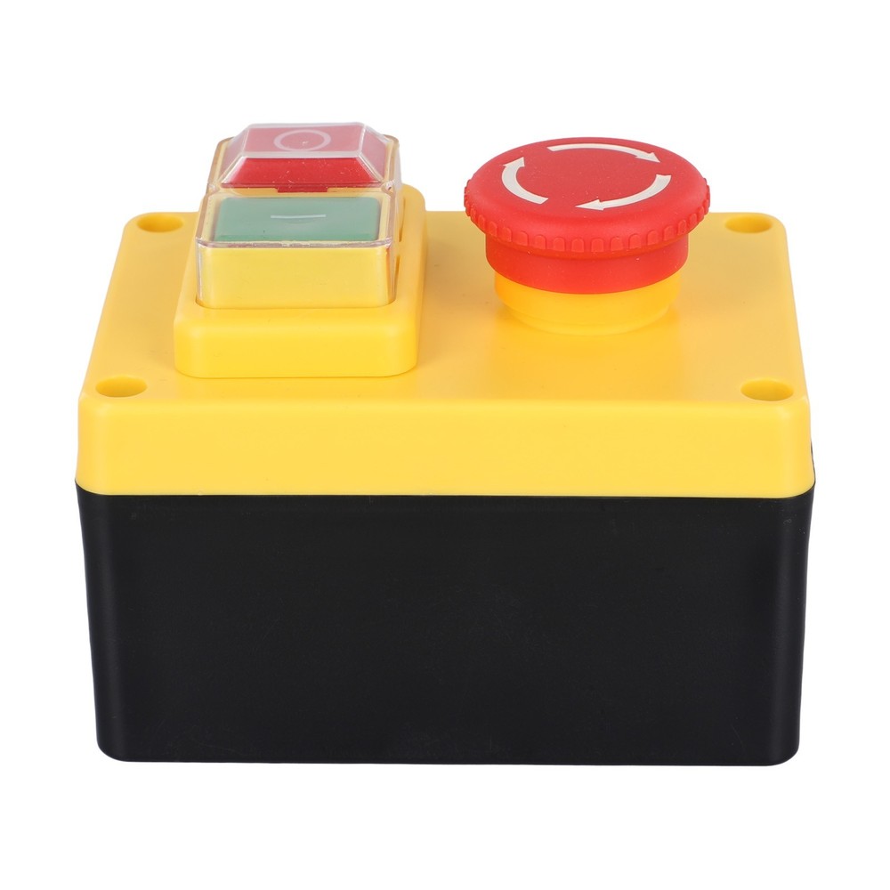 NVR Lockable Pushbutton Switch Suitable for Power Control in Workshops