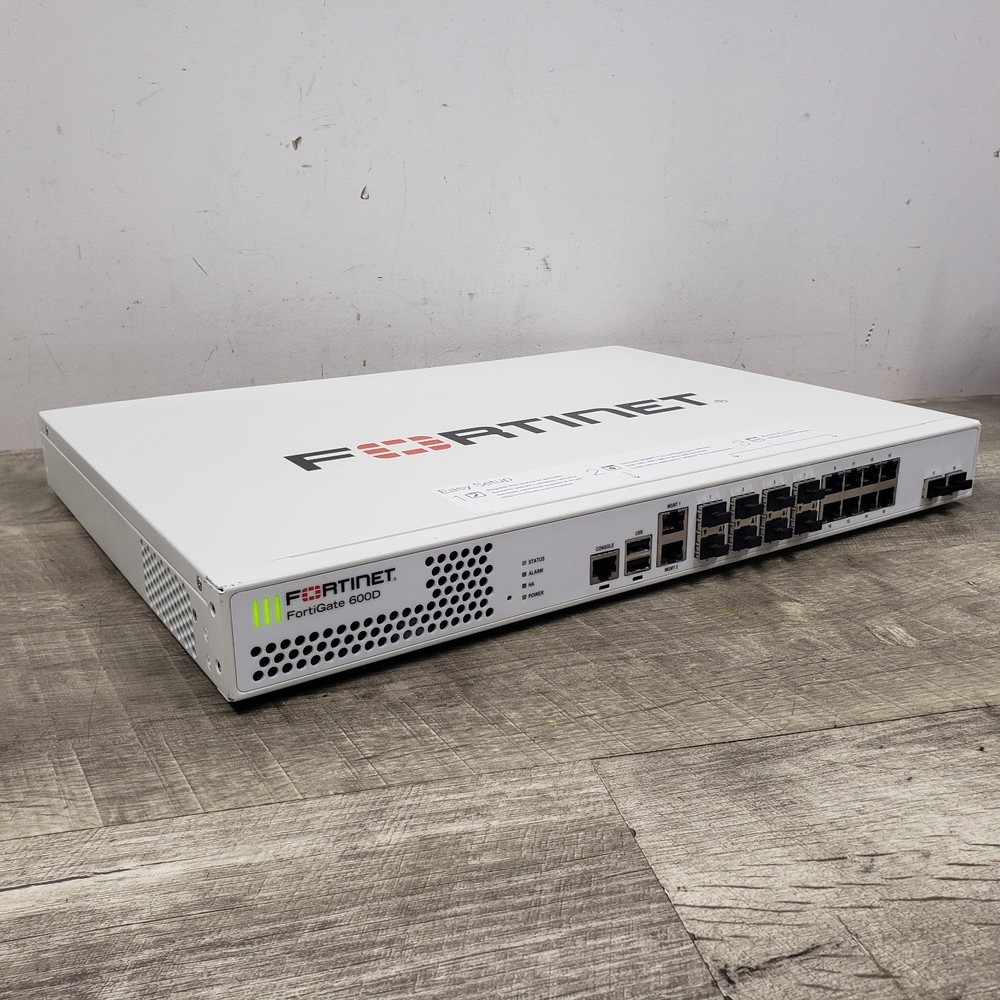 Powers Up* Fortinet FortiGate 600D Network Security Firewall Switch PARTS/REPAIR