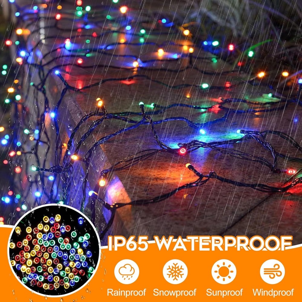Connectable Christmas String Lights 8 Modes