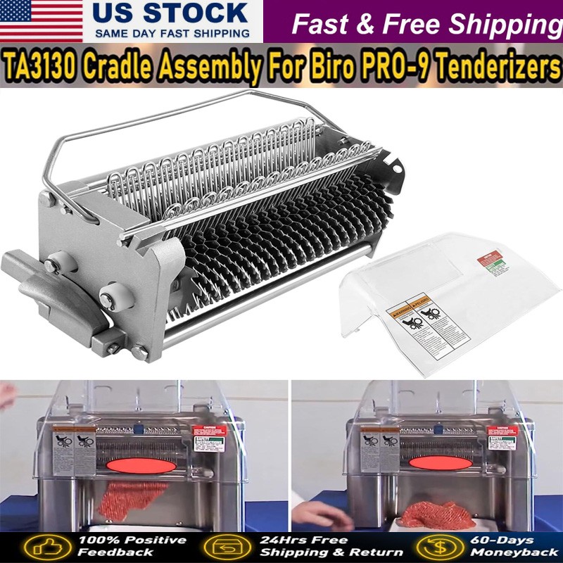 For Biro Pro 9 Tenderizer Cradle Assembly Complete With Combs and Lock TA3130