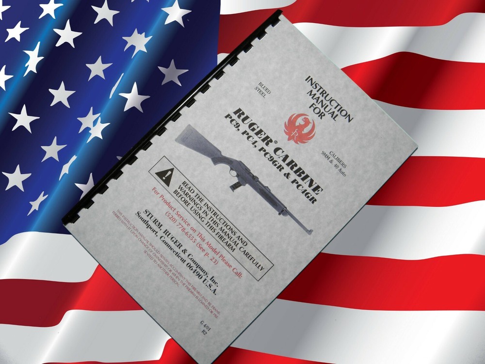 Ruger Carbine PC9, PC4, PC9GR, Owners Manual