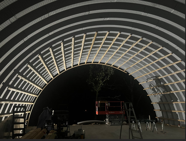 30x40x14 Engineered Steel Building Kit | DuroSPAN Clear-Span Arch System
