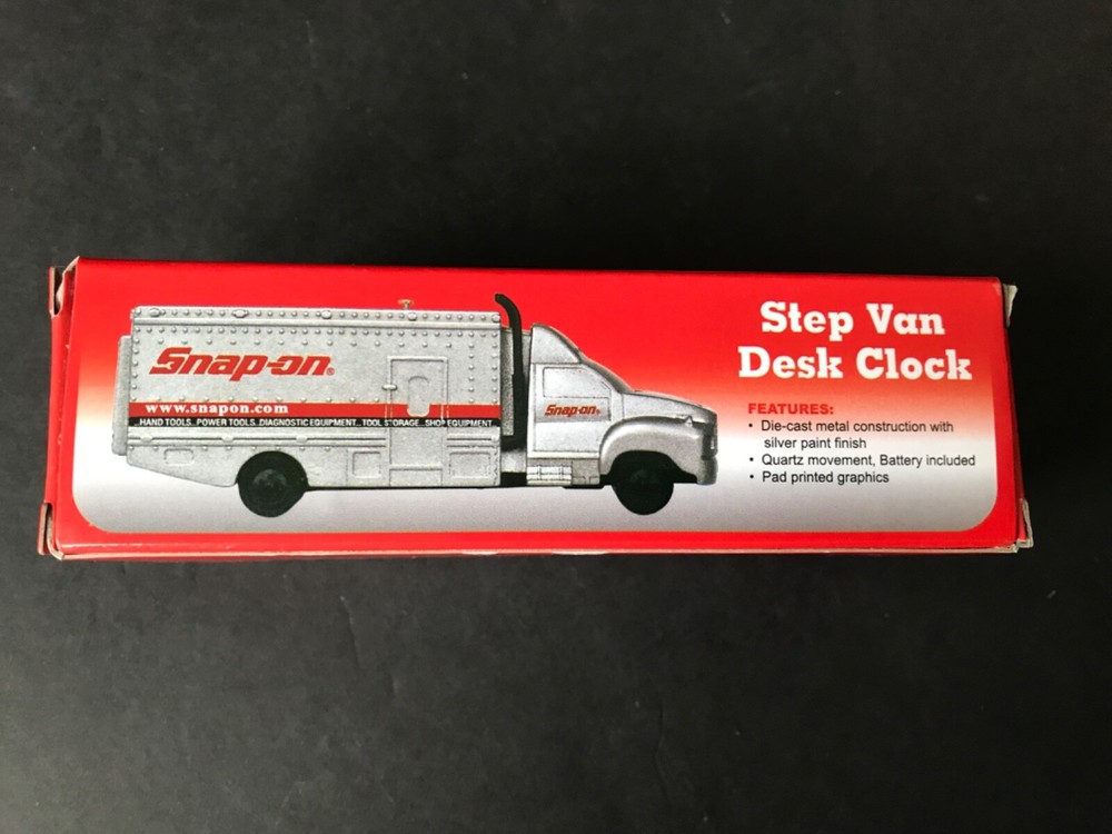 Snap-on Tools Step Van Desk Clock - NEW - Stock # SSX13T100
