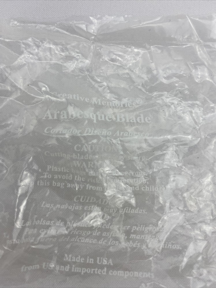 Creative Memories Arabesque Rotary Cutting Blade Cutting System Tool