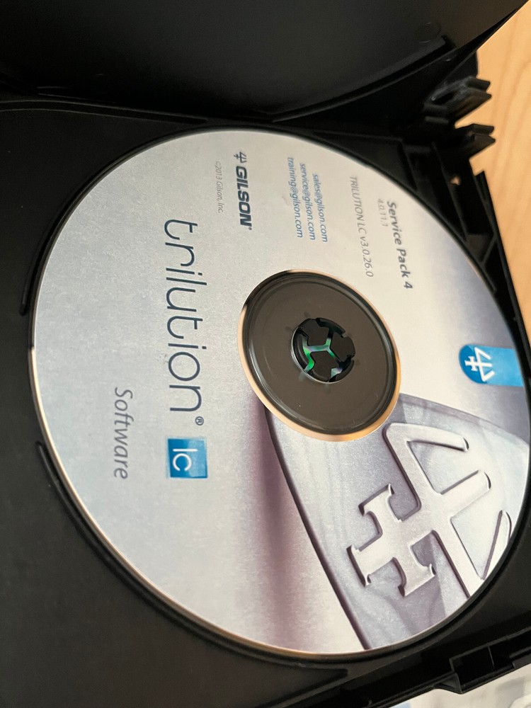 Gilson Trilution LC Software Windows 7 documentation service pack 4 Methods