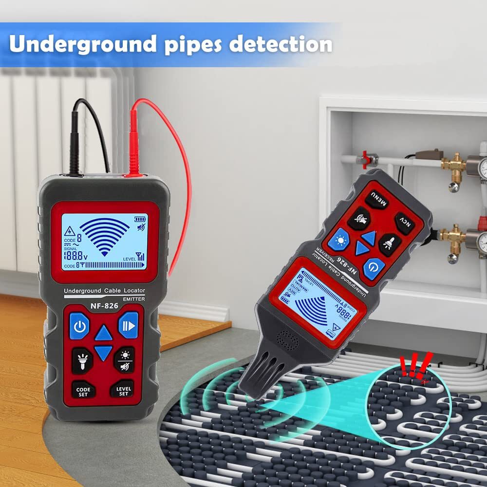 NF-826 Locator Wire Tracker Detection Tester Wall Electrical Underground Cable