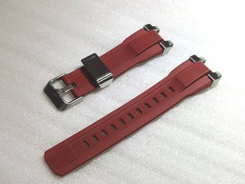 [] G-SHOCK Rubber Strap MTG-B1000 Dark Red/Silver Compatible (with minor