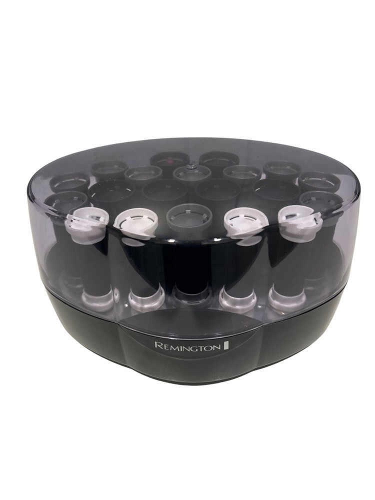 Remington Ionic Conditioning Hair Setter With 20 Velvety Rollers & Clips Black &