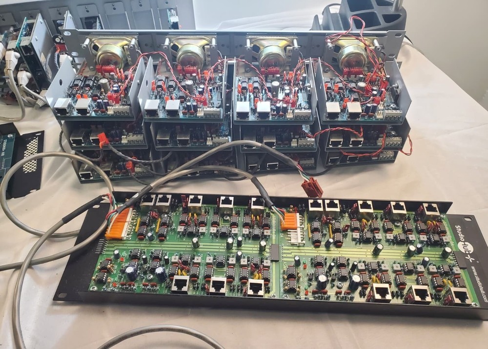 StudioHub Broadcast Audio System Lot Tested Rack Units Panels Modules CAT5