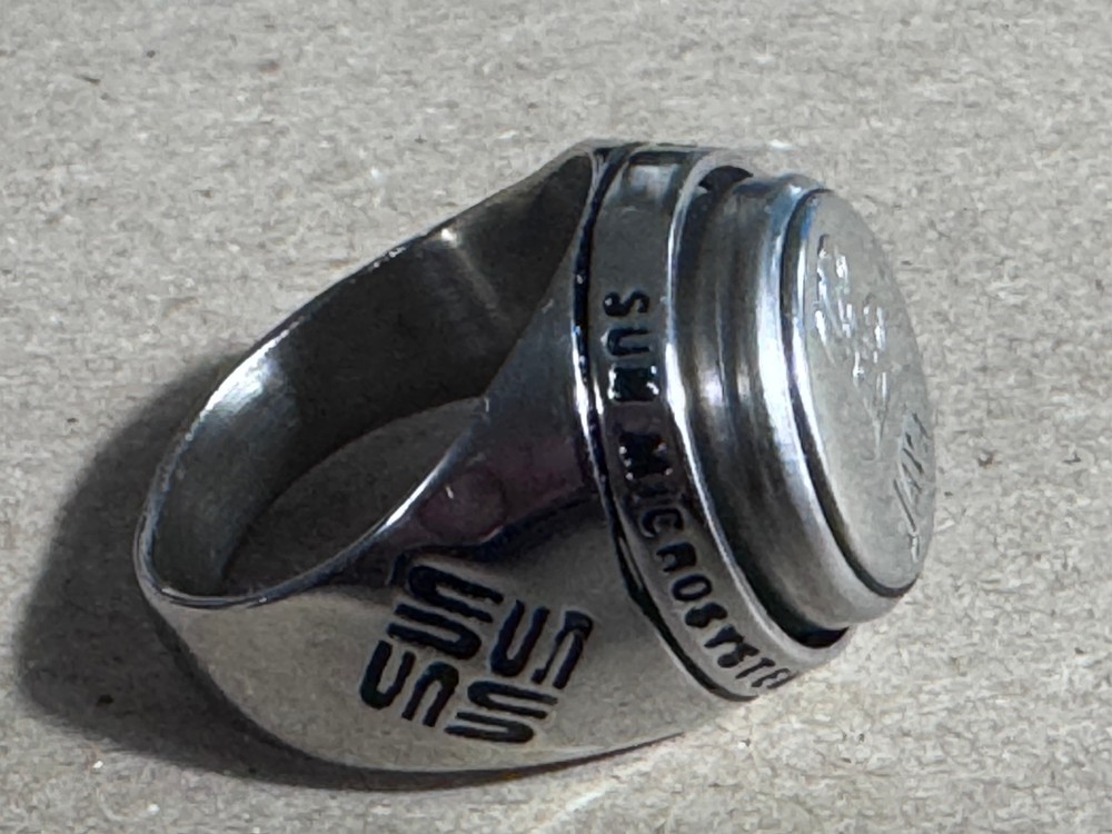 Genuine Sun Microsystems Java Ring - NEW! Vintage JavaOne Promo Collection