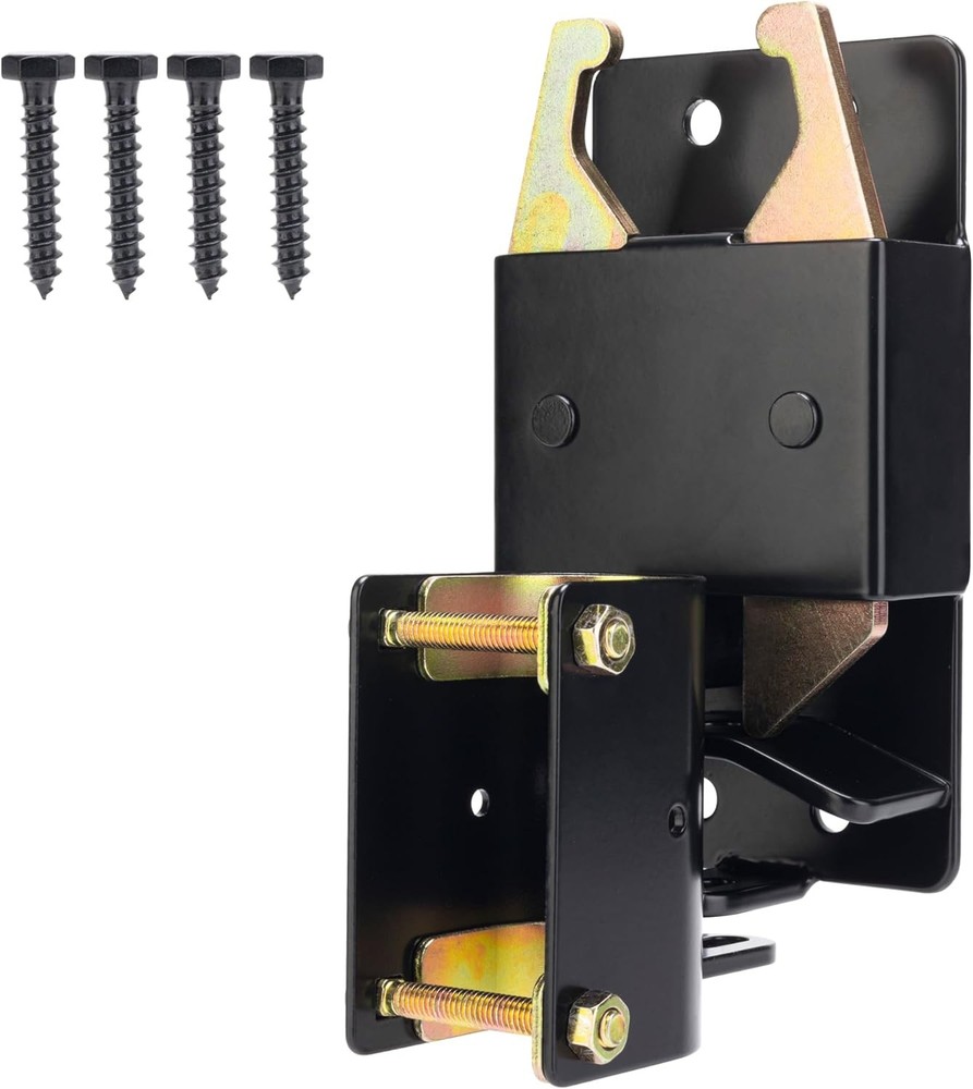 Dual-action heavy-duty lockable fastener, individually packaged.