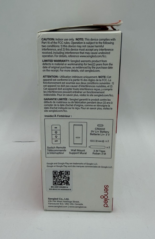 New Sengled Smart Light Switch - Hub Required