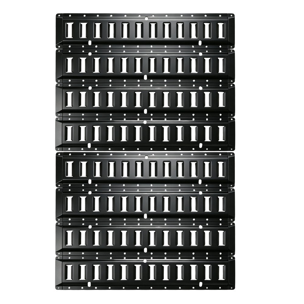 8Pcs 2FT E-Track Tie Down Rail System Steel For Enclosed Cargo Trailer Van