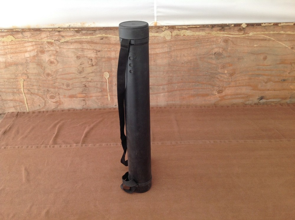 Rumold Black Plastic Expandable Telescoping Poster/Document Storage Tube
