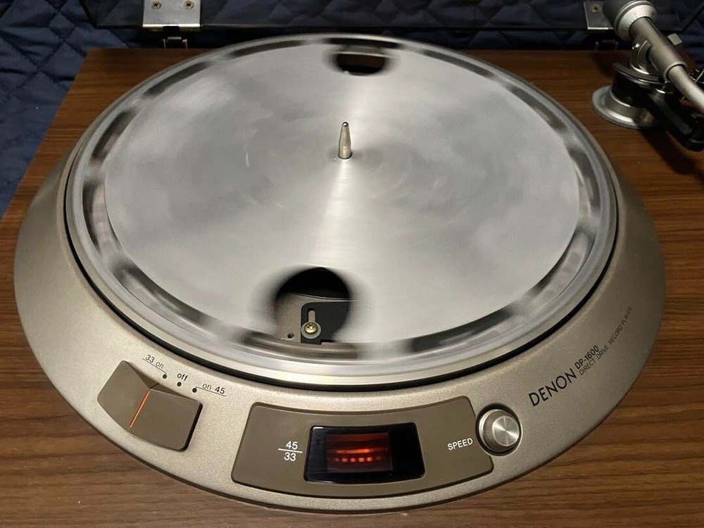 Denon DP-1600 Fully Automatic Direct Record Player Turntable Good