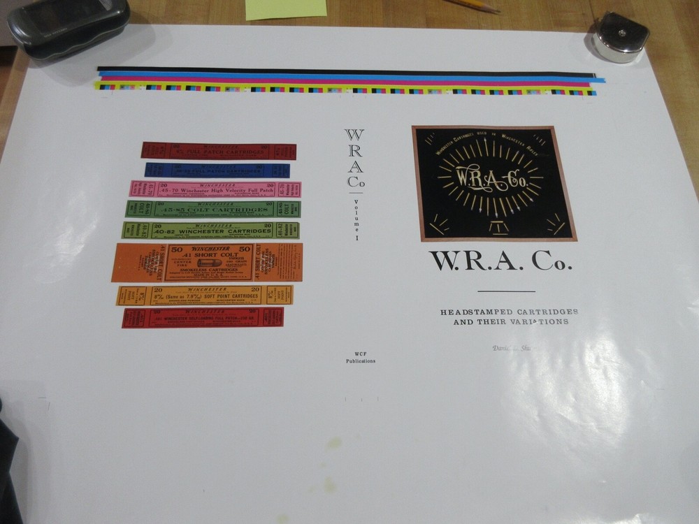 WRA Co Headstamp Cartridges & Variations.  Proof Sheets Daniel  Shuey    (w13).