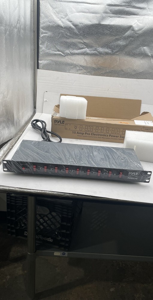 PYLE PDBC70 15 Amp Power Supply Power Switch Control Unit