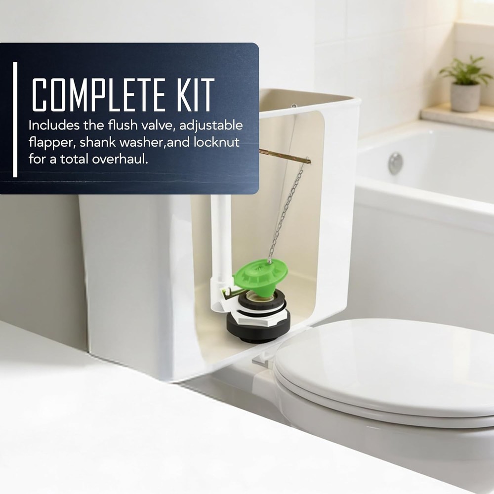 Water Saving Toilet Flush Valve Fits Most Toilets Consistent Flush Performance