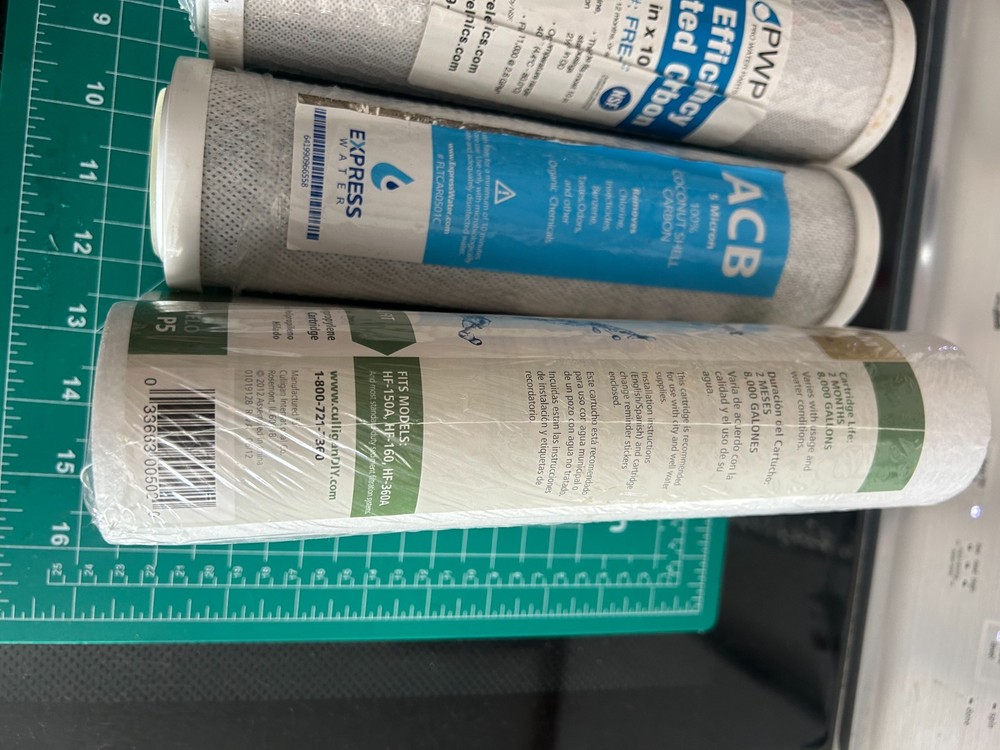 8-pack Culligan P5A P5 Whole House Premium Activated PWP Carbon Water Filter