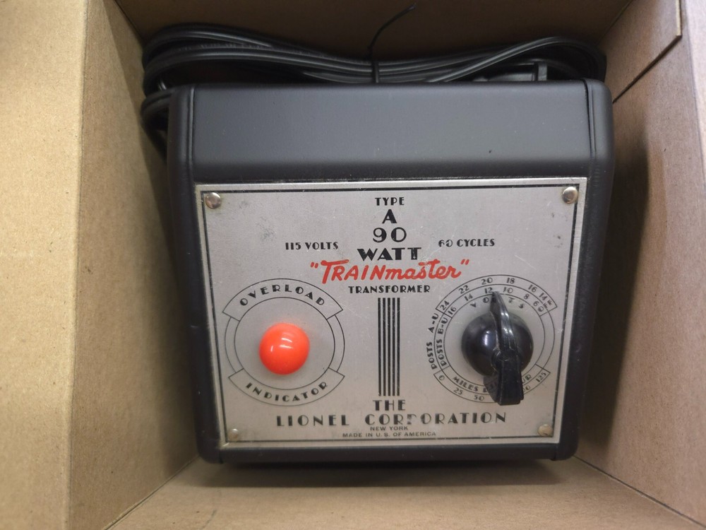 Lionel Type A Trainmaster Transformer 90W Refurbished