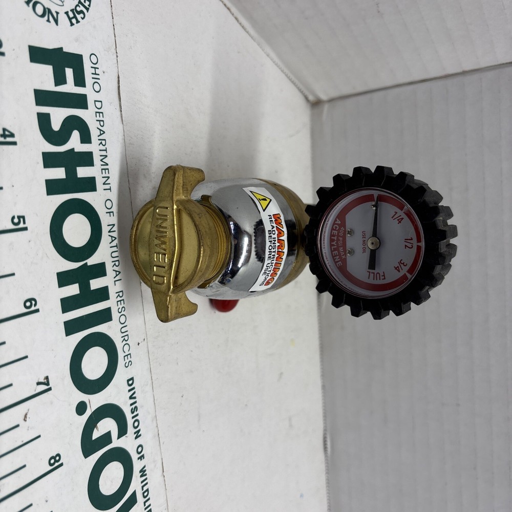 UNIWELD RB ACEYLENE REGULATOR CGA-520 WITH GAUGE