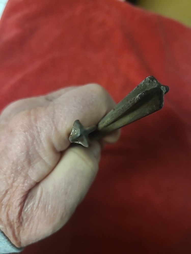 2 Masonry Tool 12" Star Point Chisel ~ 1/4" And 1/2 Inch