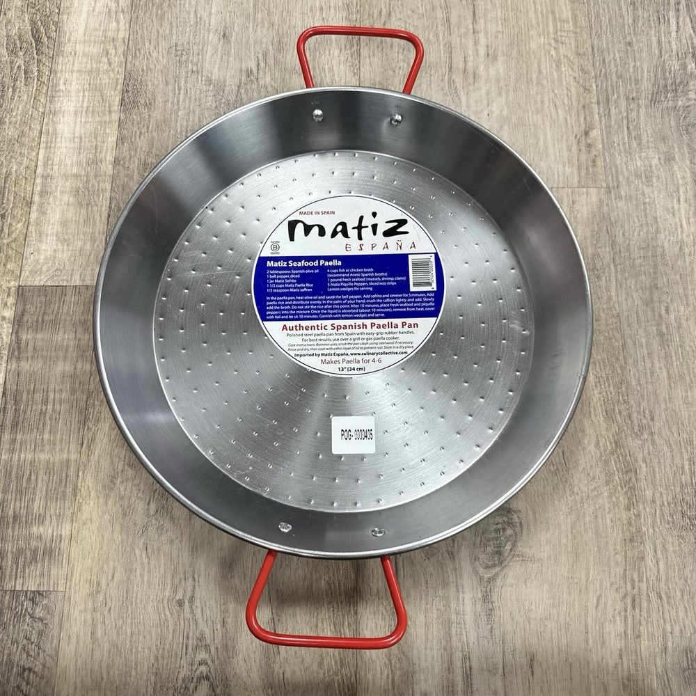 Matiz España 13" Authentic Spanish Paella Pan - Pan Only - *READ*