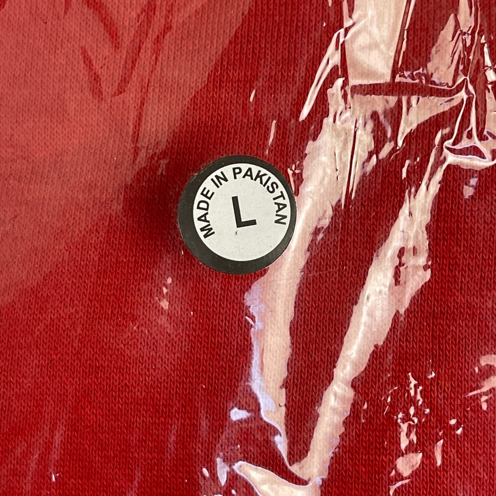 NEW SP Logo Pull Over Hooded Sweatshirt - Red - Large