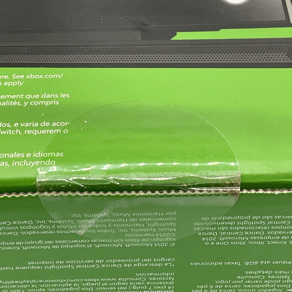 NEW Microsoft Xbox One Kinect Motion Sensor Black SEALED Damage See Pics