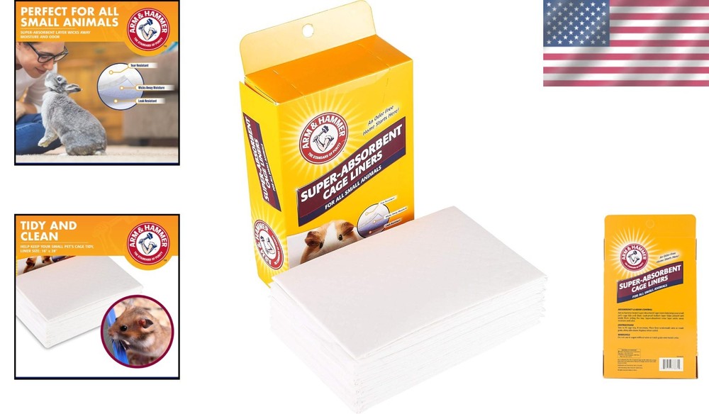 Best Cage Liners for Small Animals - 7 Count Moisture-Wicking & Odor Control