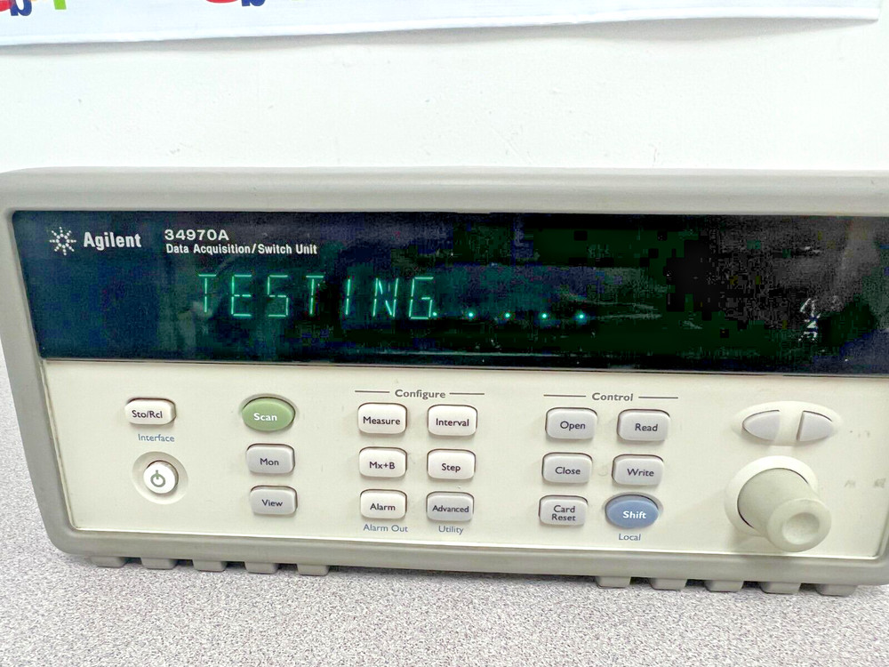 HP AGILENT 34970A DATA ACQUISITION SWITCH UNIT