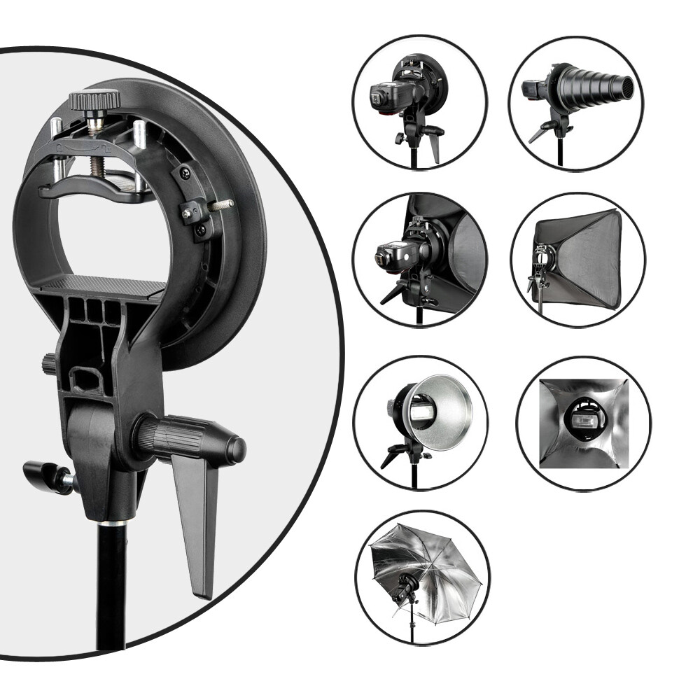 40 * 40cm / 15" * 15" Softbox Diffuser with S-type Bracket Bowens H4U4