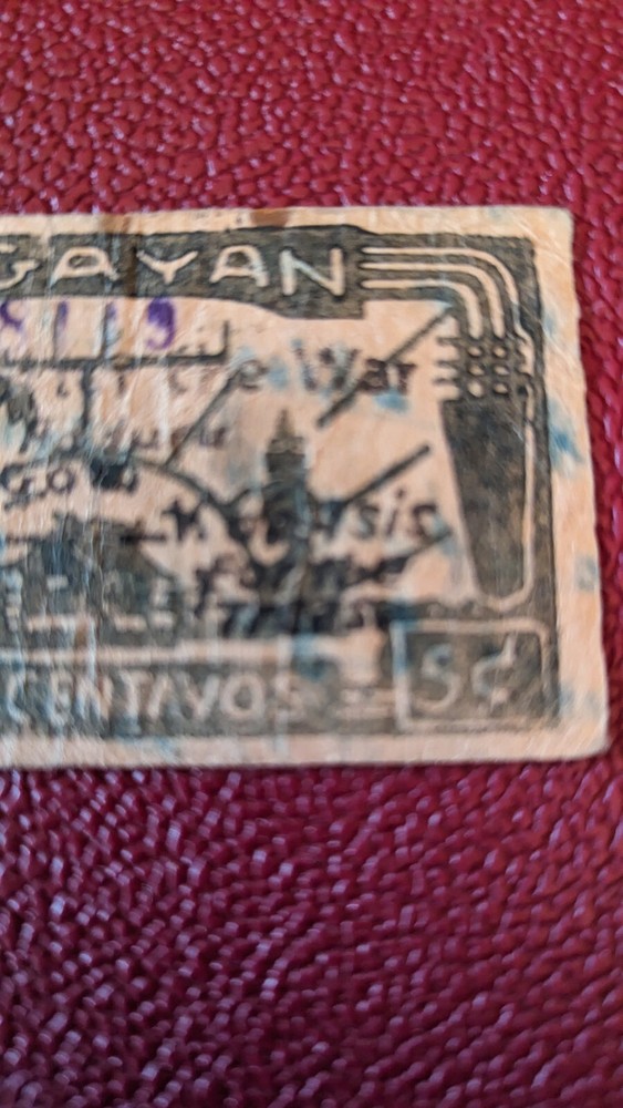 1940s Philippines CAGAYAN 5 Centavos - WWII Emergency Note