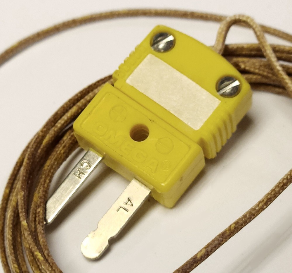OMEGA K Type Flat Probe Type CH+ AL-Thermocouple Cable CH AL