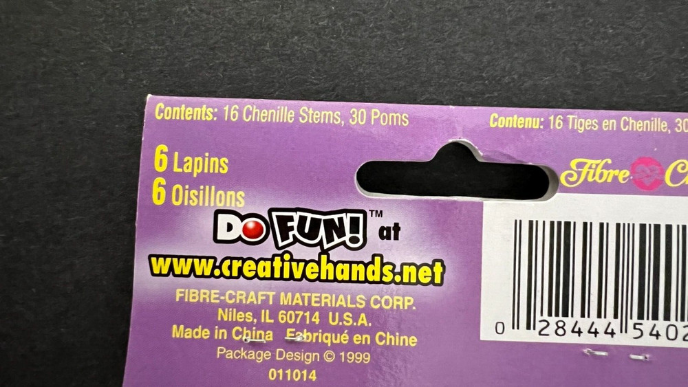 Creative Hands ~ BUNNY & CHICK KIT Makes 12 ~ Includes directions NEW SEALED