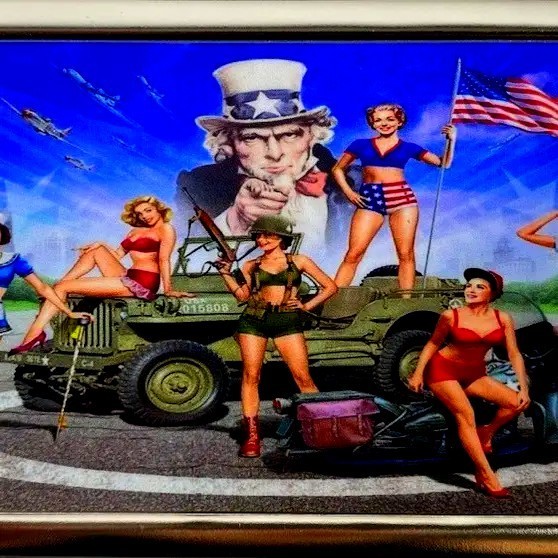 Cigarette Case Uncle Sam Recruitment for Kings & 100's Cigarettes