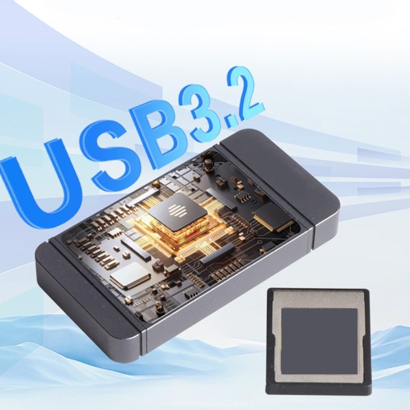 CFE A Card Reader 10Gbps USB3.2 Gen 2 Type C Memory Card Adapter