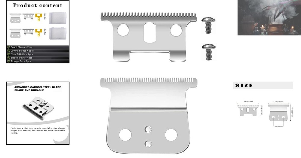 Zero-Gap T Blades Compatible with G Series Clippers – Quality Performance