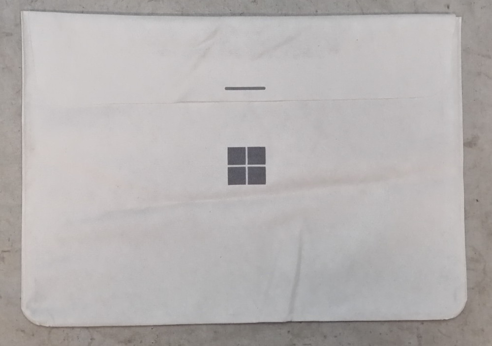 Microsoft Surface White Cloth Bag 8.5"x11.5"