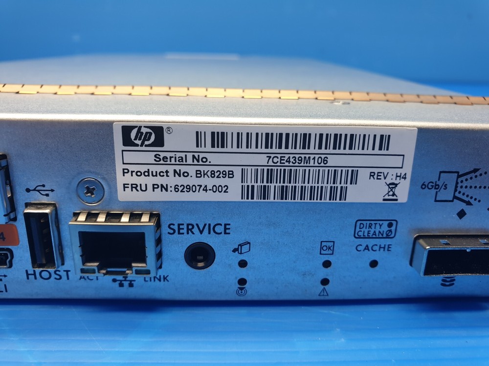 HP BK829B 629074-002 P2000 G3 iSCSI MSA Array System Controller