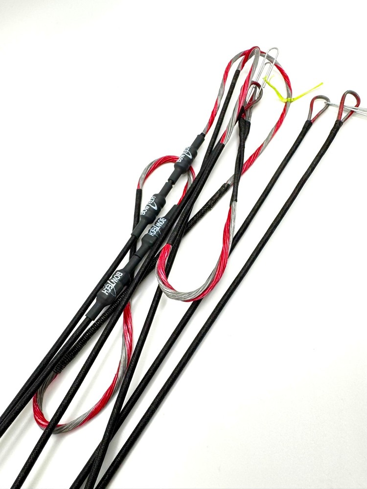 Bowtech Destroyer 340 (Red & Silver) OEM String & Cable (Full Set) Speed Noks