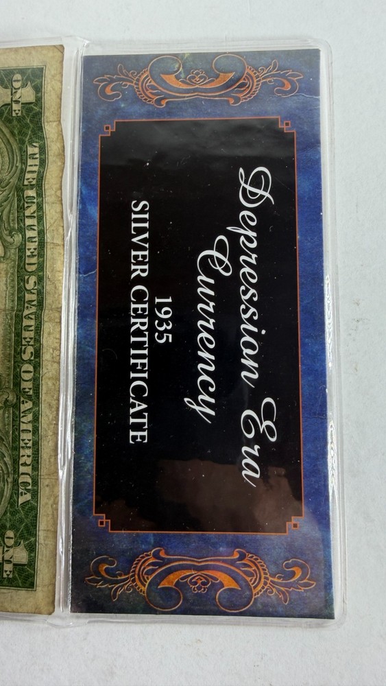 One Dollar 1935 Silver Certificate Depression Era Currency