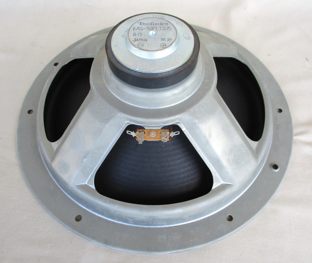 One Technics EAS30PL130S 8-Ohm 12" Woofer Speaker Tested