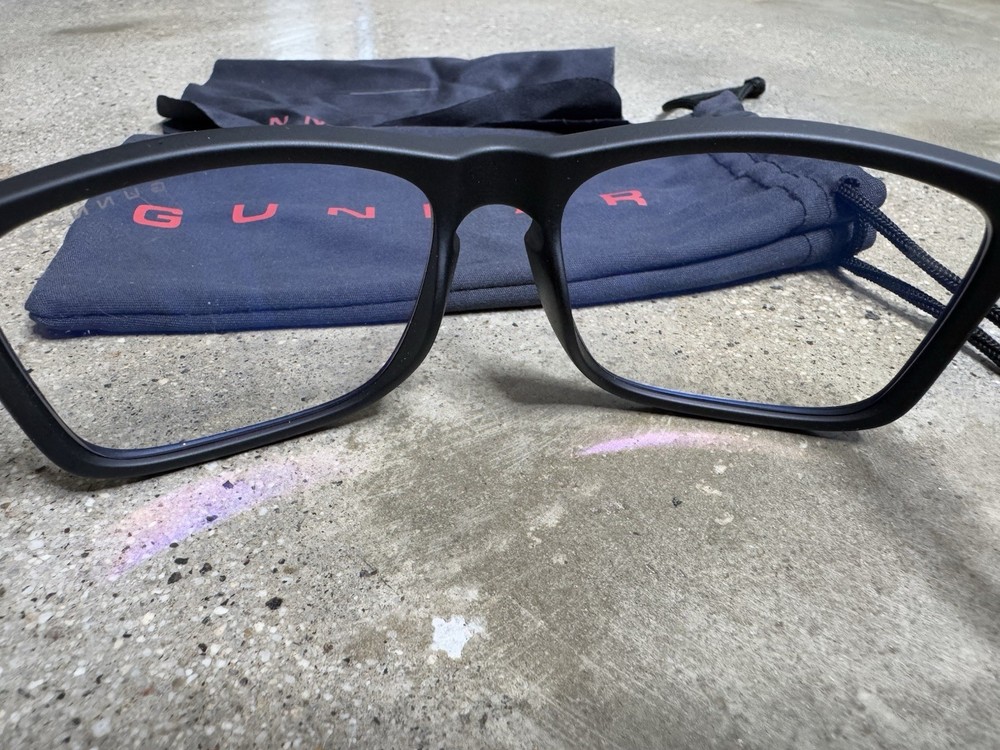 Gunnar Intercept Onyx Computer Screen Blue Light Reduction Glasses