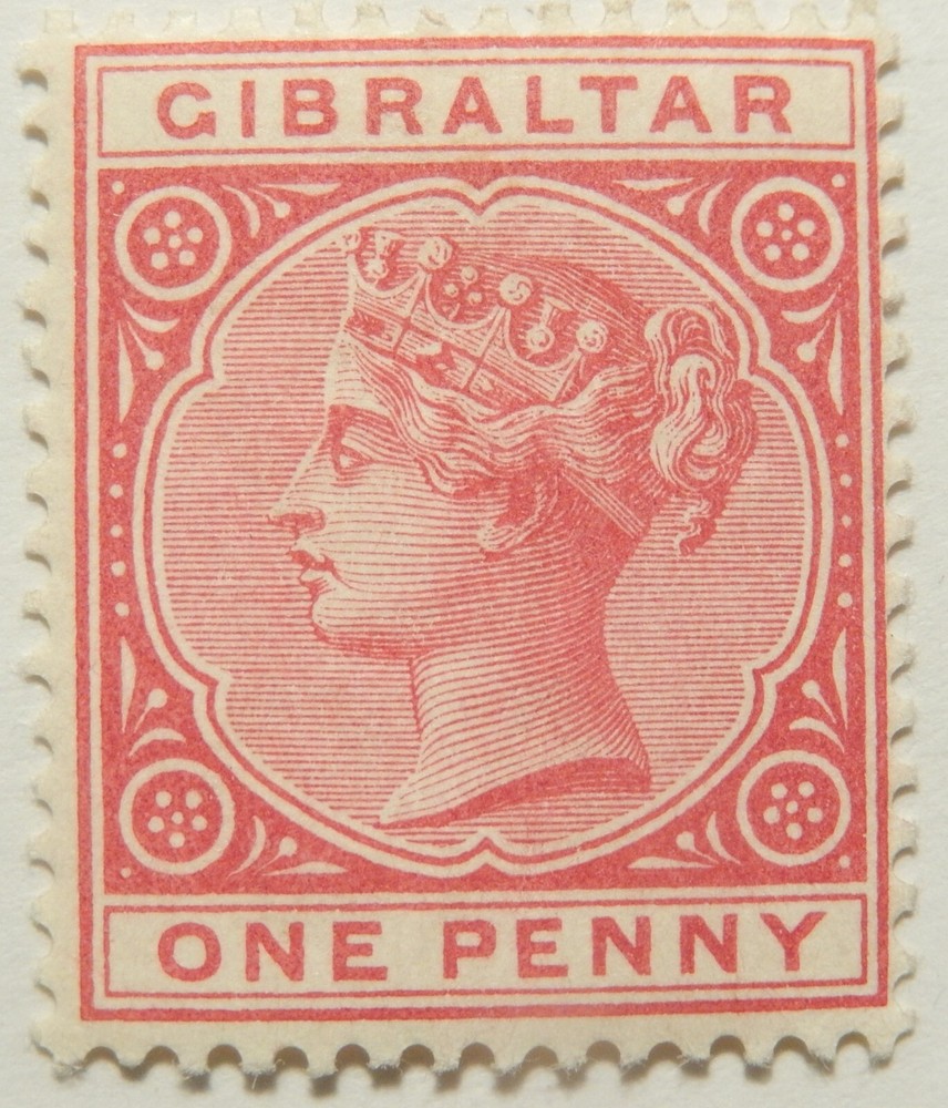 Gibraltar Scott # 10, Mint Original Gum (LH)