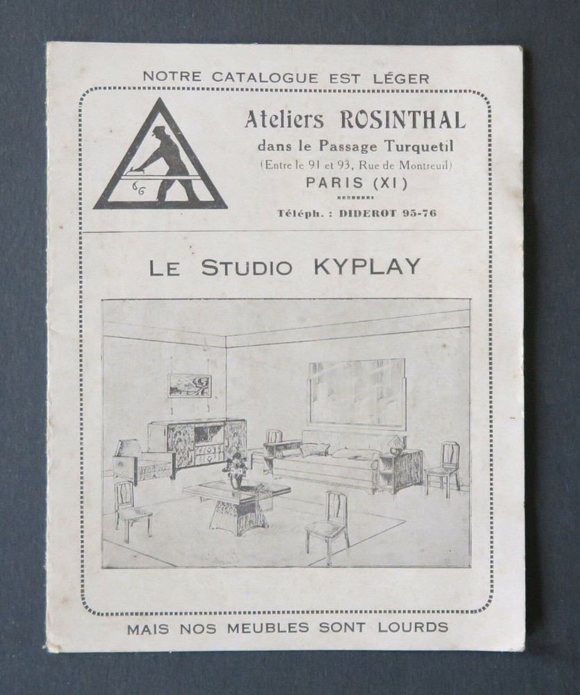 Catalog STUDIO KIPLAY ATELIERS ROSINTHAL cabinetmaker
